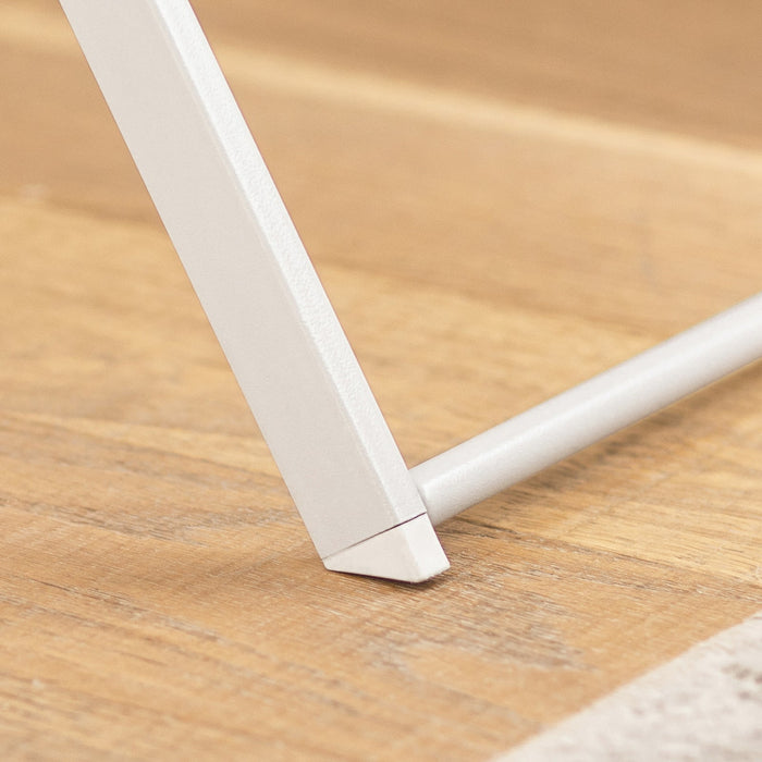 Tavolino Pieghevole Tavoli Pieghevoli da Interno Tavolo Pieghevole Salvaspazio Scrivania Piccola Bianco FWT88-WN