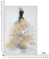 Stampa Dipinta Gold Dancer cm 80X3X120