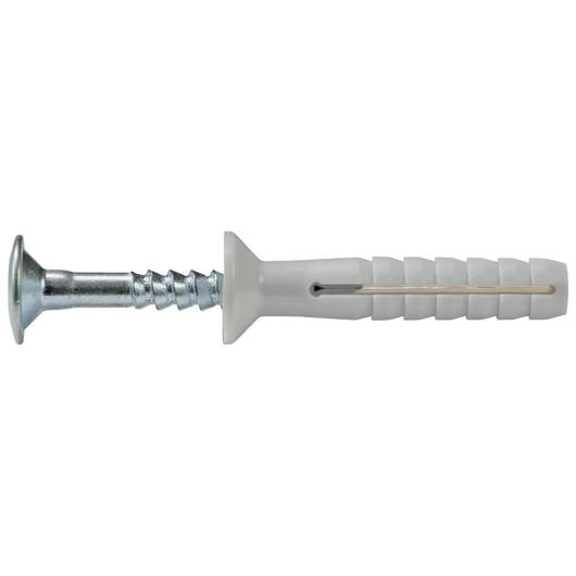 Tassello prolungato in nylon 8x135 mm vite premontata leggeri pezzi 40