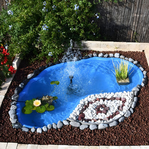 Laghetto da giardino nemi azzurro litri 270 da 180x100xh36