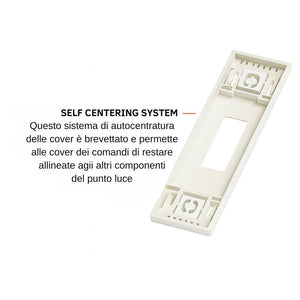 Bticino living now cover per prese e interruttori moderni *** colore bianco, confezione 1