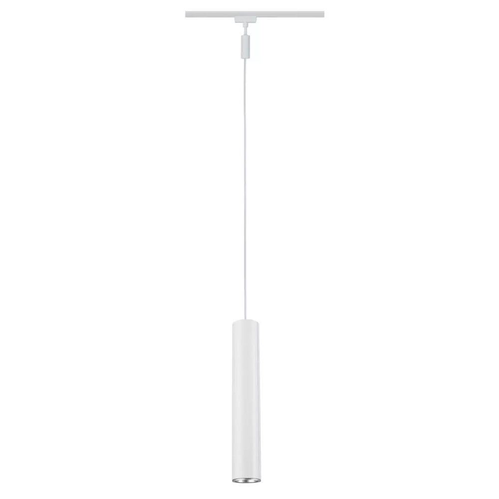 Lampada a sospensione optonica led con corpo in alluminio bianco cavo 105 cm *** dimensioni 55x300 millimetri, confez...