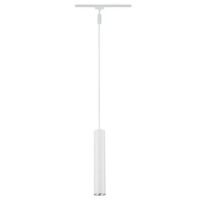 Lampada a sospensione optonica led con corpo in alluminio bianco cavo 105 cm *** dimensioni 55x300 millimetri, confez...