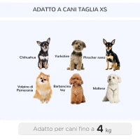 Trasportino Zaino 2 in 1 per Cani e Gatti con Tasche e Maniglia Telescopica, 42x25x55cm, Blu
