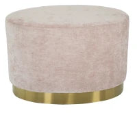 Puff Goldy Ovale Grande Rosa Cm 60X40X40