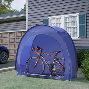 Tenda Bergendal per 2 Biciclette - Blu pro.tec