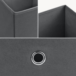 Scatola Pieghevole in Set da 10 pezzi Organizzatore in Tessuto a Forma di Cubo 28x30x30cm Scatole di Stoccaggio