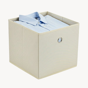 Scatola Pieghevole in Set da 10 pezzi Organizzatore in Tessuto a Forma di Cubo 28x30x30cm Scatole di Stoccaggio