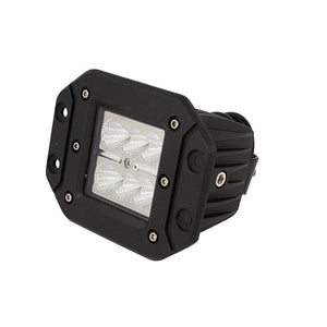 Fanale Luci Diurne A Led DRL Work Light Faro Da Lavoro Rettangolare 12V 24V 24W (6X4W) IP67 Bianco