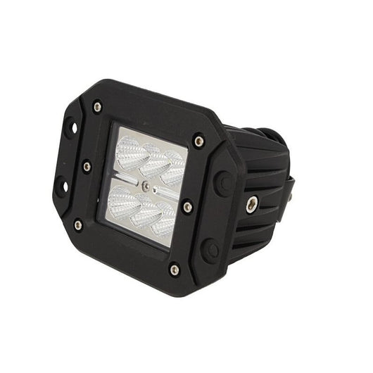 Fanale Luci Diurne A Led DRL Work Light Faro Da Lavoro Rettangolare 12V 24V 24W (6X4W) IP67 Bianco