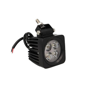 Fanale Quadrato Luci Diurne A Led Work Light Faro Da Lavoro 12V 24V 12W (4X3W) IP67 Bianco