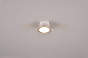 ARGUS FARETTO DA INCASSO LED 1W-4W 350lm, 3000K ROTONDO BORDO CROMATO + FUNZIONE RGB D. 8,2CM DIMMERABILE