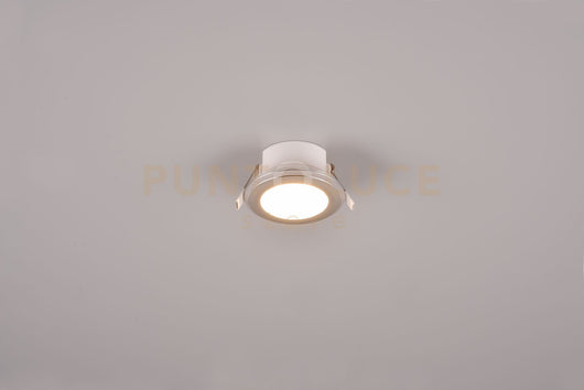 ARGUS FARETTO DA INCASSO LED 1W-4W 350lm, 3000K ROTONDO BORDO CROMATO + FUNZIONE RGB D. 8,2CM DIMMERABILE