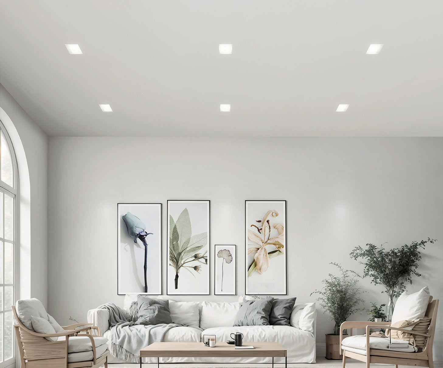 Faretto ATTICA GLASS Incasso 1 Luce in gesso con vetro attacco GU10