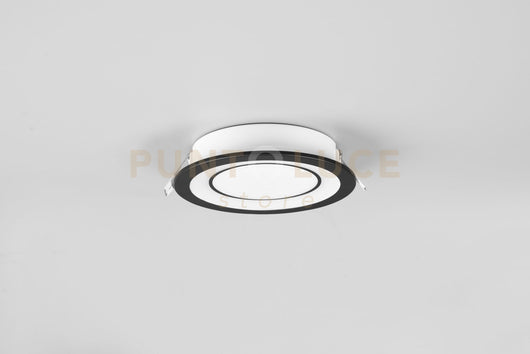 CORE FARETTO LED  10W 1040lm, 3000K DA INCASSO PLASTICA NERA SATINATA TRIPLA ACCENSIONE INDIPENDENTE D. 14,8CM