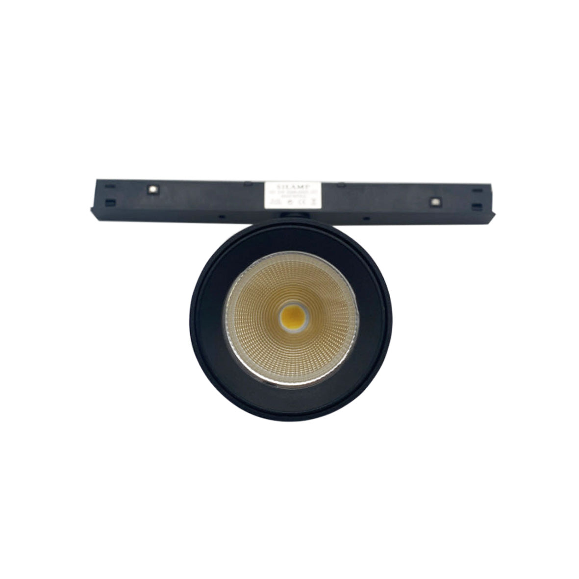 Faretto LED Binario Magnetico 20W 48V CCT Dimmerabile Nero Direzionabile