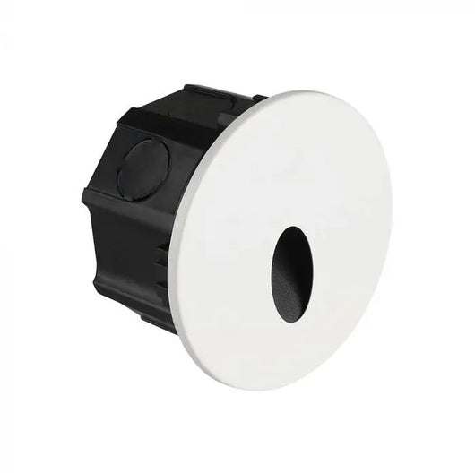 Faretto LED Segnapasso da Incasso 3W Nero con Cover 55°/65° CCT IP65