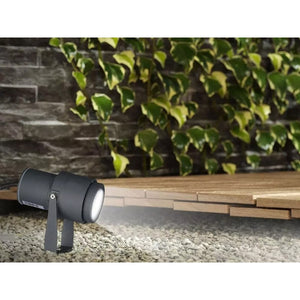 Faretto LED da Giardino 12W con Picchetto Colore Grigio 3000K IP65 SKU-217550