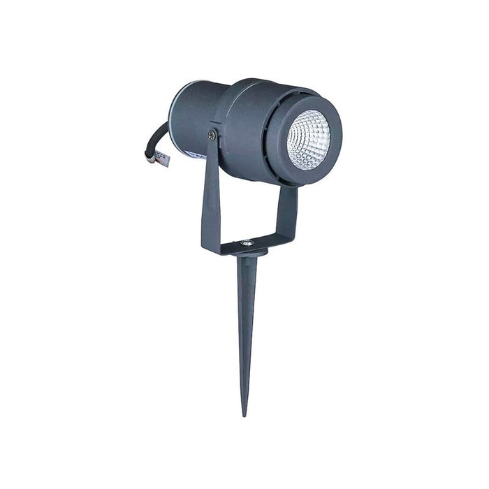 Faretto LED da Giardino 12W con Picchetto Colore Grigio 3000K IP65 SKU-217550