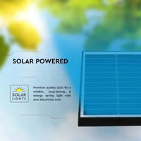 Faretto LED da Giardino con Picchetto Colore Nero Con Pannello Solare 2W 6400K IP65 SKU-6662