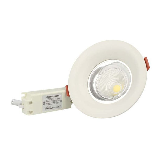 Faretto Led Da Incasso 20W Bianco Neutro 148mm 60 Gradi