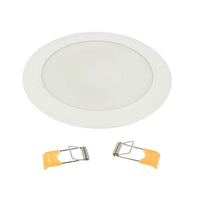 Faretto Led Da Incasso Rotondo 9W 900LM Freddo 6000K Diametro 120mm Montaggio 2 In 1 Da Plafone e Da Incasso