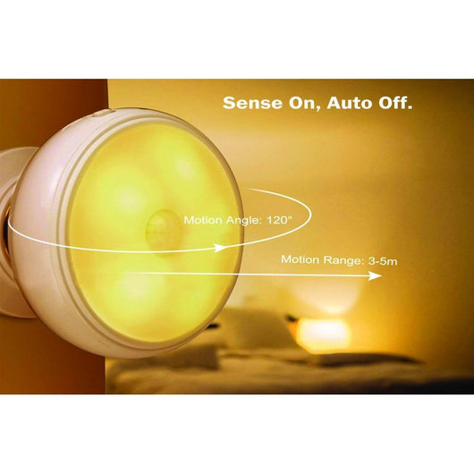 Faretto Led Luce Notturna Bianco Freddo con Sensore di movimento Calamitato Snodabile Rimovibile Ricaricabile USB con Batteria Litio Per Scala Corridoio Mansarda Garage Armadio