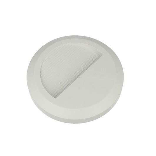 Faretto Luci Led Segnapasso Rotondo Carcassa Bianca 2W Bianco Neutro IP65 Montaggio a Plafone SKU-1314