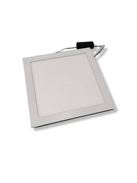 Faretto Pannello Led 24W Incasso Slim Quadrato Luce Naturale 4000k con Driver Alimentatore 220v