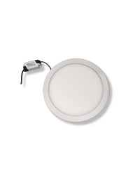 Faretto Pannello Led 24W Incasso Slim Rotondo Luce Naturale 4000k con Driver Alimentatore 220v