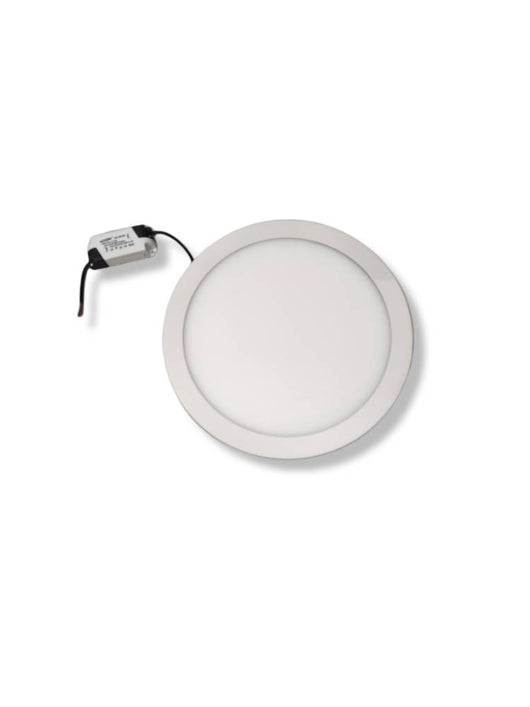 Faretto Pannello Led 24W Incasso Slim Rotondo Luce Naturale 4000k con Driver Alimentatore 220v