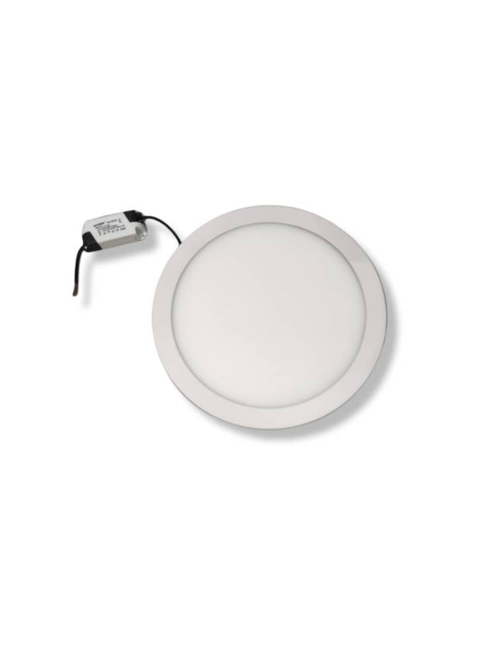 Faretto Pannello Led 24W Incasso Slim Rotondo Luce Naturale 4000k con Driver Alimentatore 220v