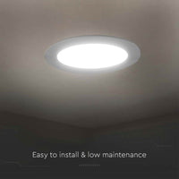 Faretto Pannello Led Da Incasso Rotondo 12W Bianco Freddo Diametro 170mm SKU-7863