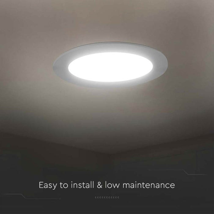 Faretto Pannello Led Da Incasso Rotondo 12W Bianco Freddo Diametro 170mm SKU-7863