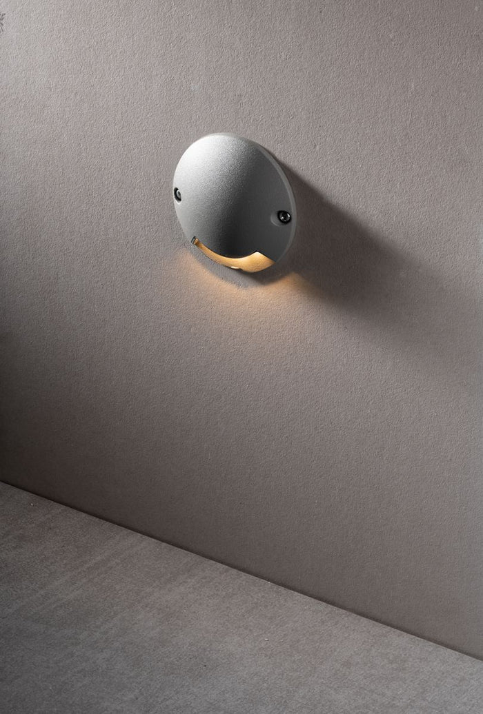 Faretto Segnapasso Calpestabile LED 1 Lato  0,5W 65LM Luce Naturale 4000K DC12-24V IP65 7X1 5CM