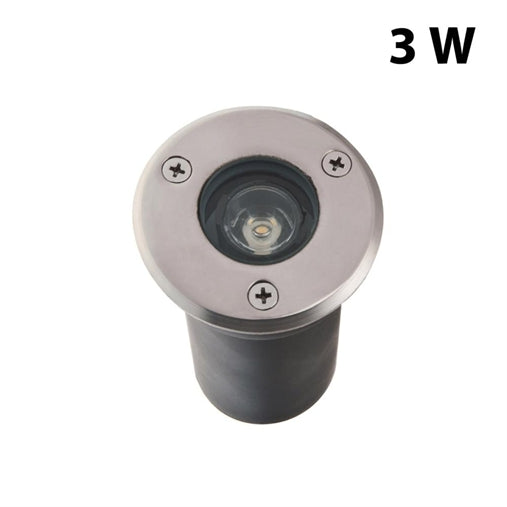 Faretto Segnapasso LED 3W calpestabile da incasso Luce Naturale 4200K