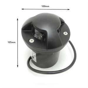 Faretto Segnapasso LED 3W calpestabile da incasso pavimento 2 fascio Lati Triplo luce Fredda 6500k