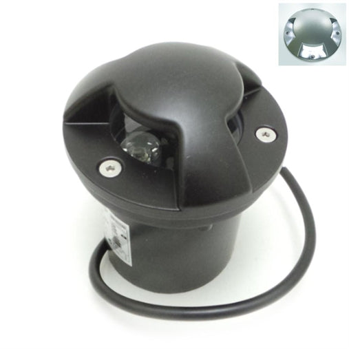 Faretto Segnapasso LED 3W calpestabile da incasso pavimento 4 fascio quadruplo luce naturale 4000k