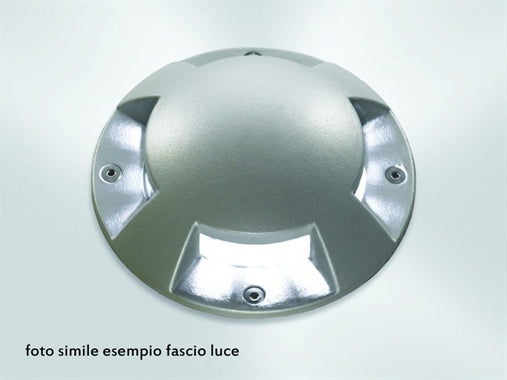 Faretto Segnapasso LED 3W calpestabile da incasso pavimento 4 fascio quadruplo luce naturale 4000k