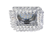 Faretto cristallo quadrato DOLOMITE  651800152 10x10cm