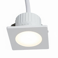 Mini faretto incasso moderno LED 3W CCT cornice intercambiabile bianco nero luce mensole mobili ripiani cappa vetrine 230V QUADRATO