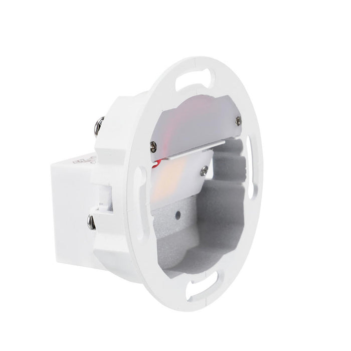 Faretto segnapassi LED incasso 4W 3000K dimmerabile luce per interni scale gradini ingresso Quadrato Nero 230V