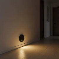 Faretto segnapassi LED incasso 4W 3000K dimmerabile luce per interni scale gradini ingresso Tondo Nero 230V