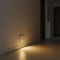 Faretto segnapassi LED incasso 4W 3000K dimmerabile luce per interni scale gradini ingresso Tondo Bianco 230V