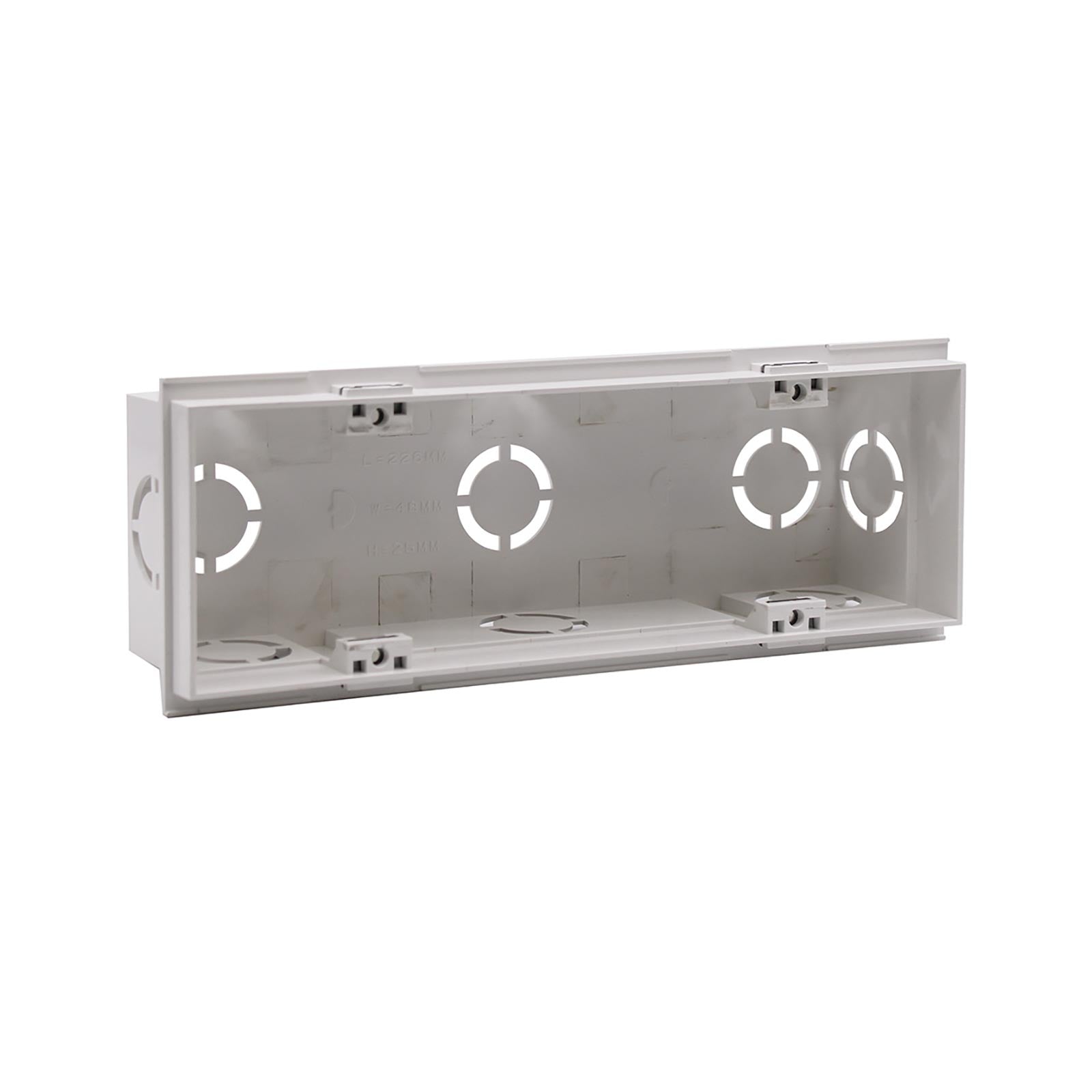 Faretto segnapassi LED 6W CCT incasso rettangolare parete IP65 moderno lampada muro luce viale giardino esterni 230V BIANCO