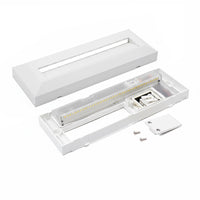 Faretto segnapassi rettangolare slim LED 6W CCT per esterni IP65 luce regolabile 3000K-6000K giardino parete muro 230V COLORE BIANCO