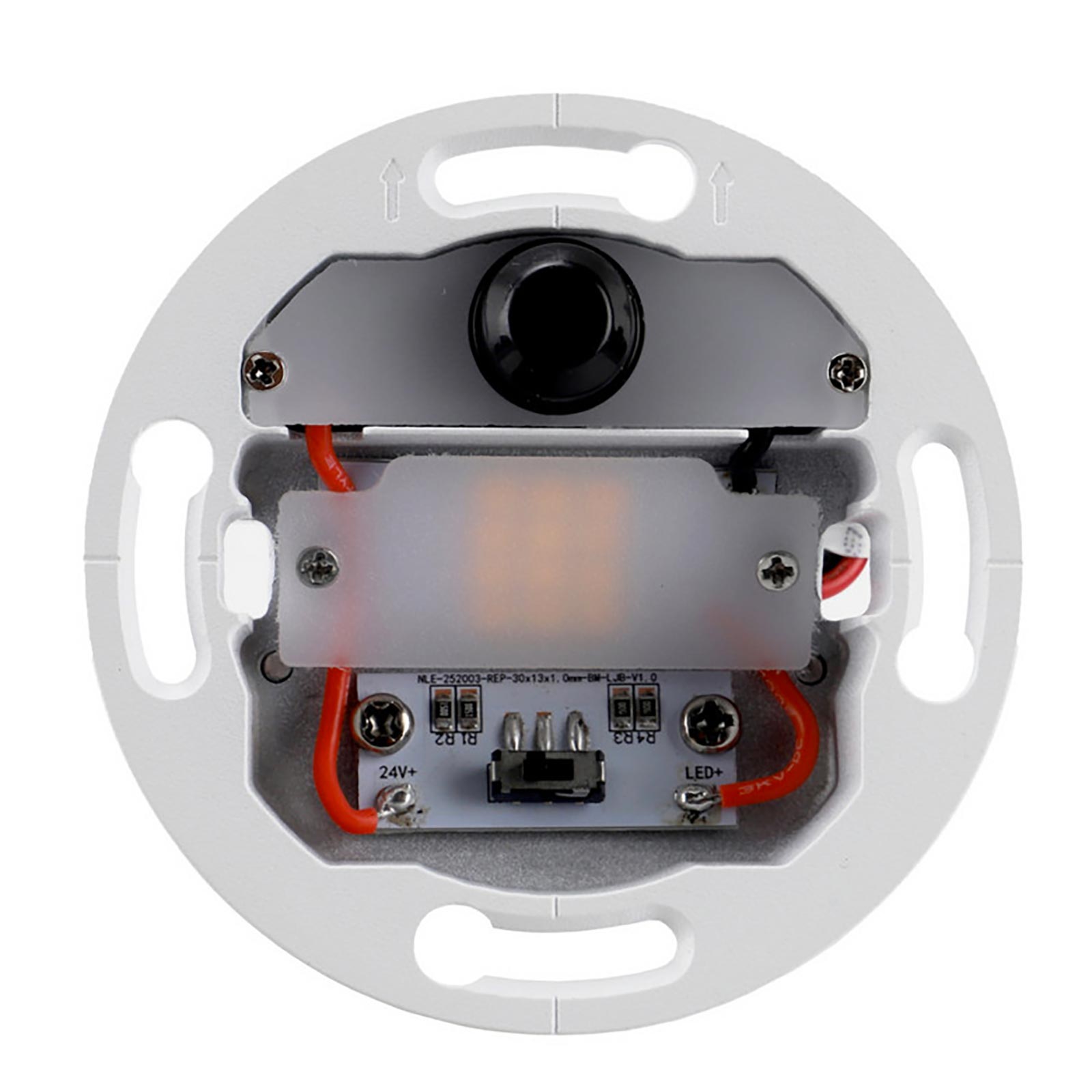 Faretto segnapassi luce LED da incasso con sensore movimento PIR potenza regolabile 4W 2W scale corridoio Quadrato Bianco 230V