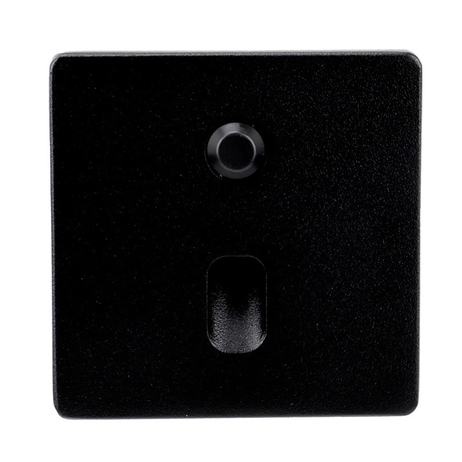 Faretto segnapassi luce LED da incasso con sensore movimento PIR potenza regolabile 4W 2W scale corridoio Quadrato Nero 230V