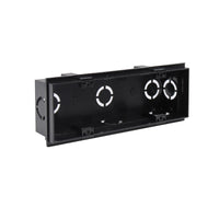 Faretto segnapassi LED 6W CCT incasso rettangolare parete IP65 moderno lampada muro luce viale giardino esterni 230V NERO