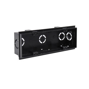 Faretto segnapassi LED 6W CCT incasso rettangolare parete IP65 moderno lampada muro luce viale giardino esterni 230V NERO